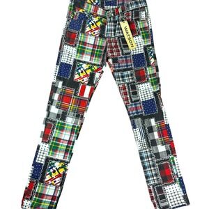 Watson Straight Fit Jeans Men 28 Multicolor‎ Denim Quilted Patchwork Streetwear